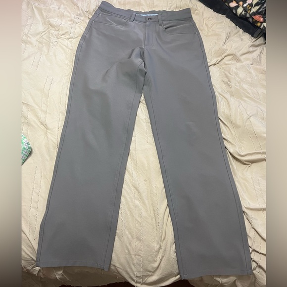Footjoy Athletic Fit Grey Golf/ Casual Pants - Picture 1 of 5